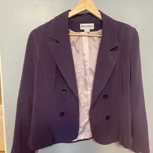 Danny and Nicole Purple Blazer
